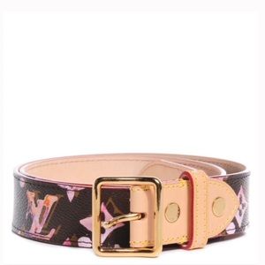 Louis Vuitton Watercolor Aquarelle Brown Belt